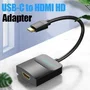 Vention Adaptador USB Tipo-C Macho a HDMI Hembra 4K@30Hz Negro